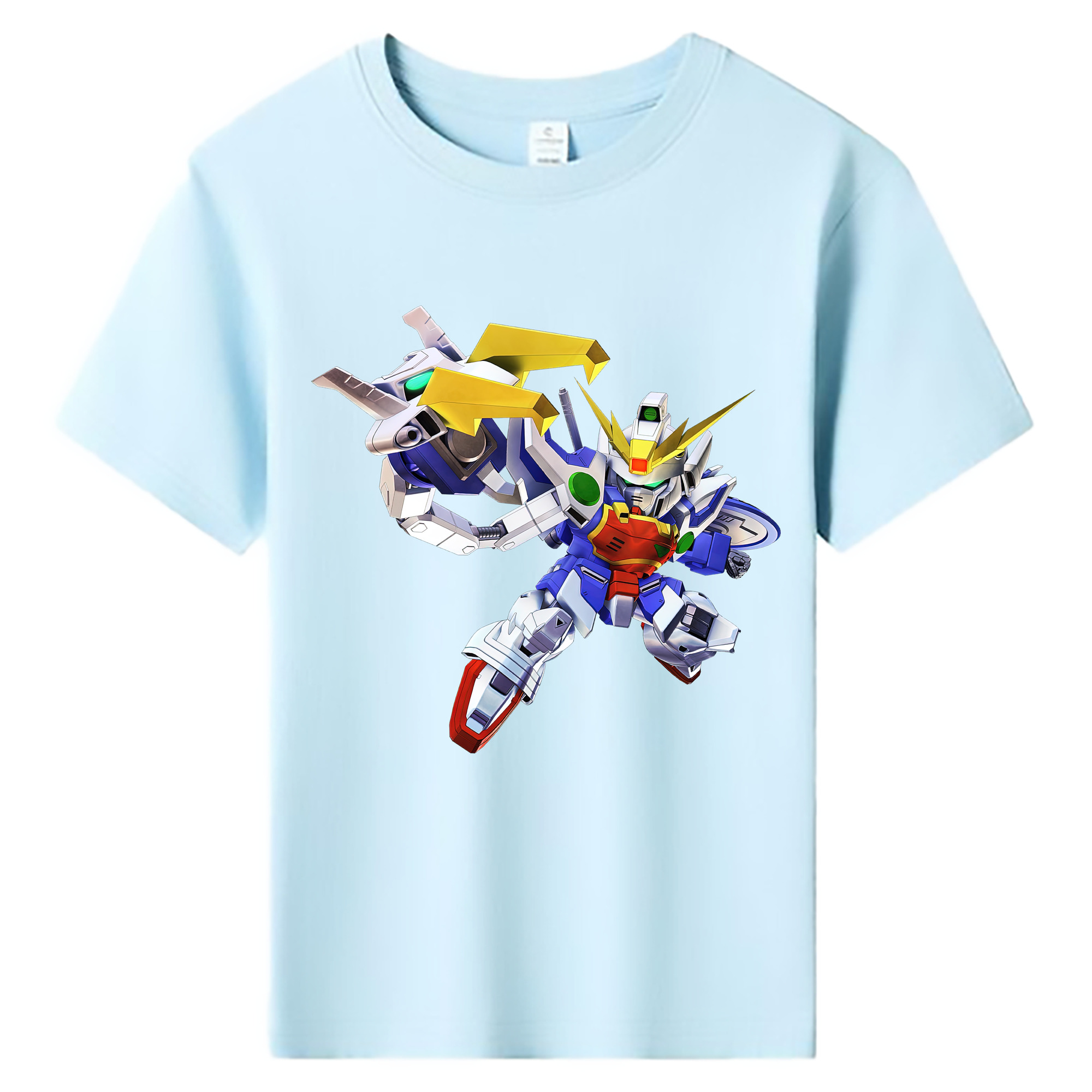 （画像用） 機動戦士ガンダム Mobile Suit Gundam 綿100％キッズTシャツ（フロントプリント）
